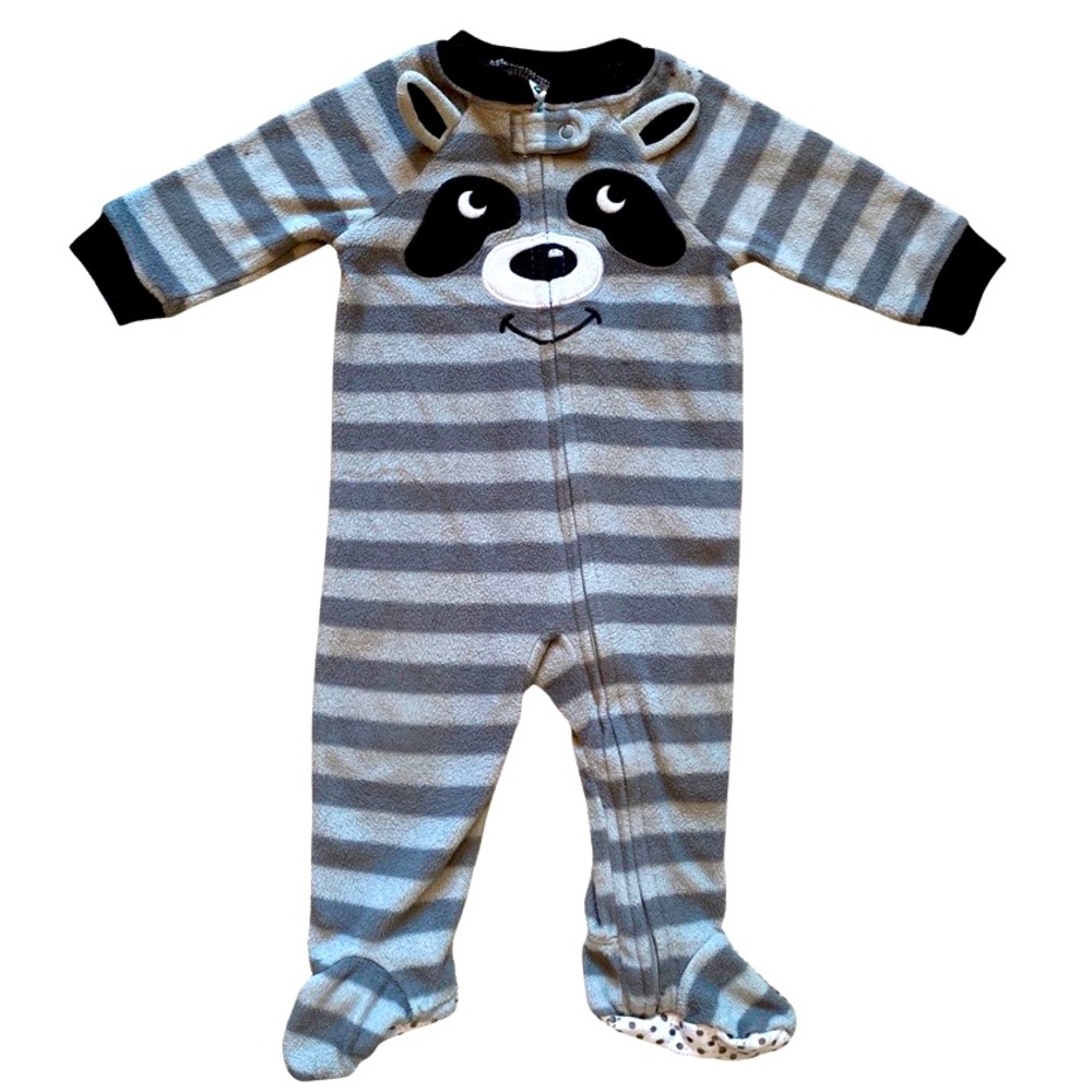 Members Mark Fleece Raccoon Sleeper 6M